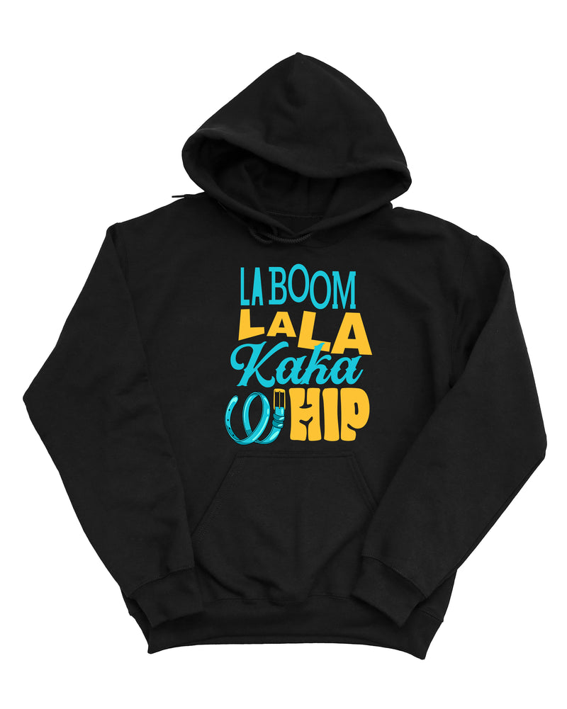 Load image into Gallery viewer, Unisex |  La Boom Lala Kaka Whip Text | Youth Pullover Hoodie
